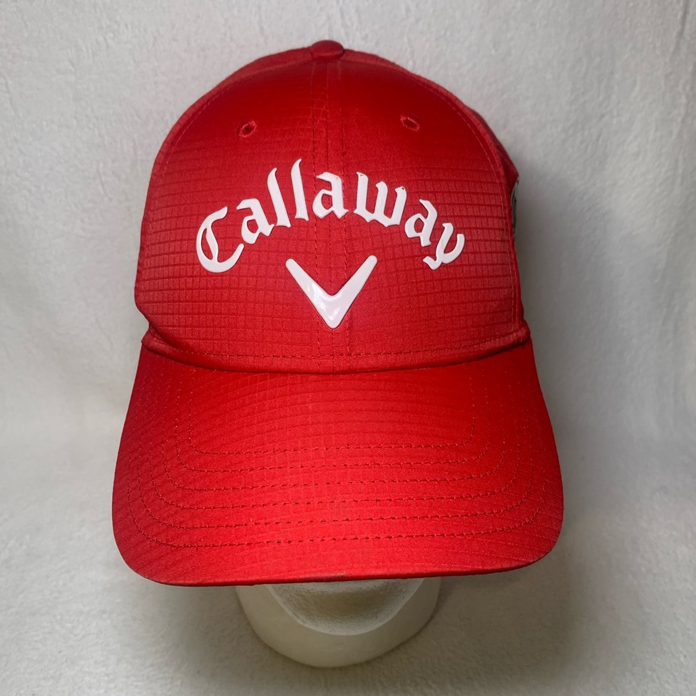 Red Callaway Adjustable Golf Hat